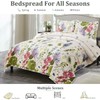 Jarson Floral Quilts Set Twin Size, 3Pcs Lightweight Summer Bedspreads,