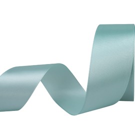 Nsilu 25 Yards 1-1/2 inches Wide Satin Ribbon Suitable for Wedding, Party and Gift Box Packaging Ribbon (Tiffanyblue, 1-1/2")