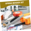 TEHAUX 7pcs Tube Bender Set Versatile Metal Tubing Hand Tools