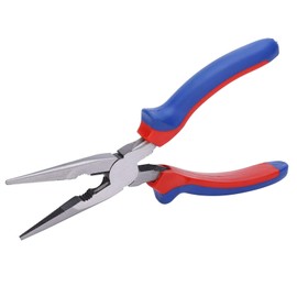 Naroote Needle Nose Pliers, Wire Cutters Small Needle Nose Pliers Wire Cutter Hand Non Slip Handle Long Cutting for Wrapping, Crafts, Jewelry Making