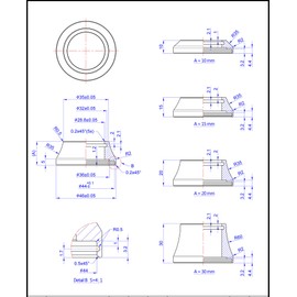 OMNI Racer Worlds LIGHTEST Integrated Headset Conical Carbon Spacer 1-1/8" Height: 8-30mm, Finish: Glossy or Matte (20mm Matte)
