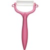 Kyocera CP-99 PK Peeler, Rustproof, Ceramic, Disinfectant, Bleach, T-Shaped, Pink,