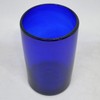 MexHandcraft Solid Cobalt Blue 14 oz Drinking Glasses (set of