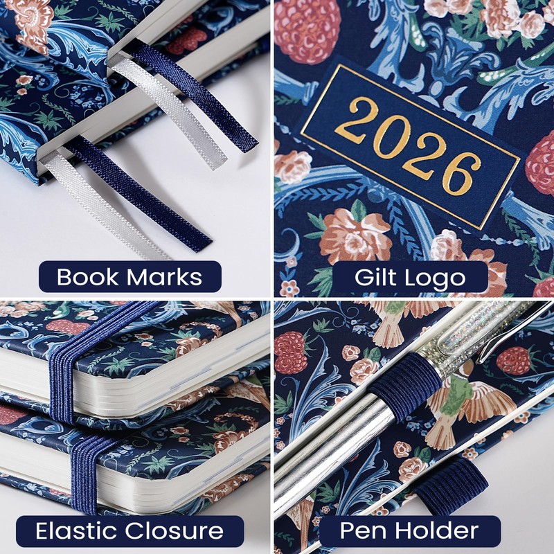 Kamaking Pocket Diary 2026 - A6 Diary 2026, Pocket Diary