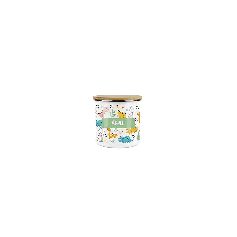 Purely Home Kids Mini Snack Pot – Lunchtime Dinosaurs Apple