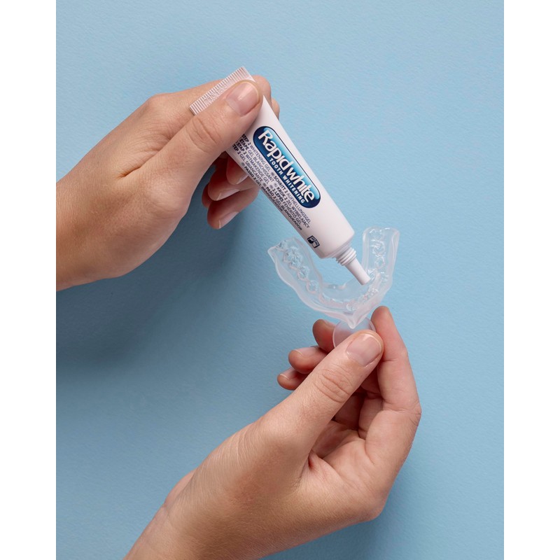 Rapid White Teeth Whitening Kit - Includes Accelerator (6ml), Bleach