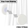 Jetec 6 Pairs Round Magnetic Curtain Weights Shower Strong Magnets