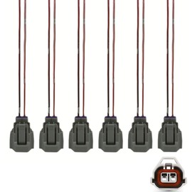 Paquete de 6 cables para conector de inyector de combustible para Lexus IS350 06-10 06-10 GS450H LS600H GS460 GS350 23250-31030