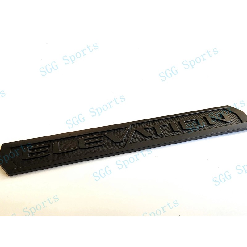 GMC 6PCS Matte Black Door Rear Elevation Canyon 4X4 Emblems