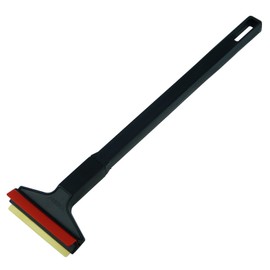 Ice Scraper Brass Blade Car Ice Scraper Long Handle 14,5 inch Ice Scraper for Car Snow Scraper Ice Scrapers for Car Windshield Original Murska from Europe (L&P A055 Black Red)