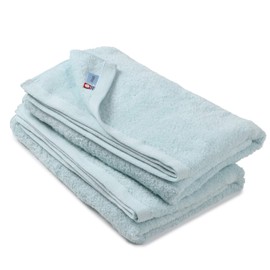 imaa Imabari Towel, Certified Bath Towel, Set of 2, Hot, Thin, Quick Drying, Absorbent, Quick Drying, Made in Japan, Blue