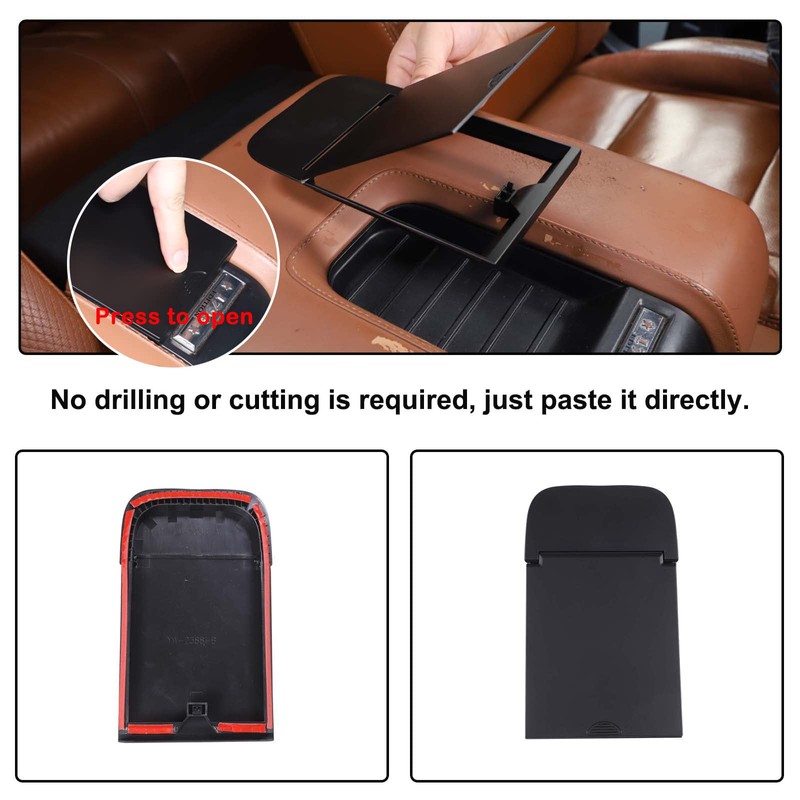 Car Armrest Hidden Storage Box Compatible with Toyota Tundra 2014-2021