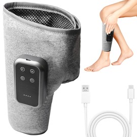 Beinmassagegerät: Wadenmassagegerät Mit Heizfunktion, Wadenmassagegerät Kabellos mit 3-stufiger Heizfunktion, Massagegerät Beine mit Luftkompression, 3 Massagemodi für Muskelentspannung, Massiert Bein