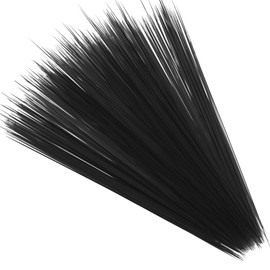 Pndeyo 250pcs Simulated Cat Whiskers for Face Costume, Stuffed Animal Whisker, Handmade Animal Whiskers Supplies for Crafts Needle Felting- White