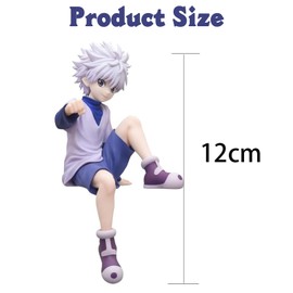 PYTRARTY Killua Zaoldyeck Figures, Figures, Action Figures, Killua Zaoldyeck Anime Figure 12 cm, Action Figures, PVC Cartoon Figures, Desktop Ornaments, Collectable Items, Gifts