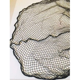 KNOTLESS Heavy Duty 5mm Thick Round Bale Slow Feed Hay Net 6x6 (Hole_Size_2.5 inches)