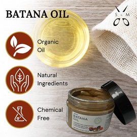 Generic Organic Raw Batana Oil for Hair Growth & Thickness - Men & Women - Dr. Sebi Approved - 4.2 Oz
