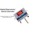 Fafeicy 220V XH-W3005 Digital Hygrometer Switch Controller Humidity Sensor, 0~99%
