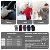 ineepor Alpaca Gloves Men Women Double Layer Touchscreen Thermal Warm