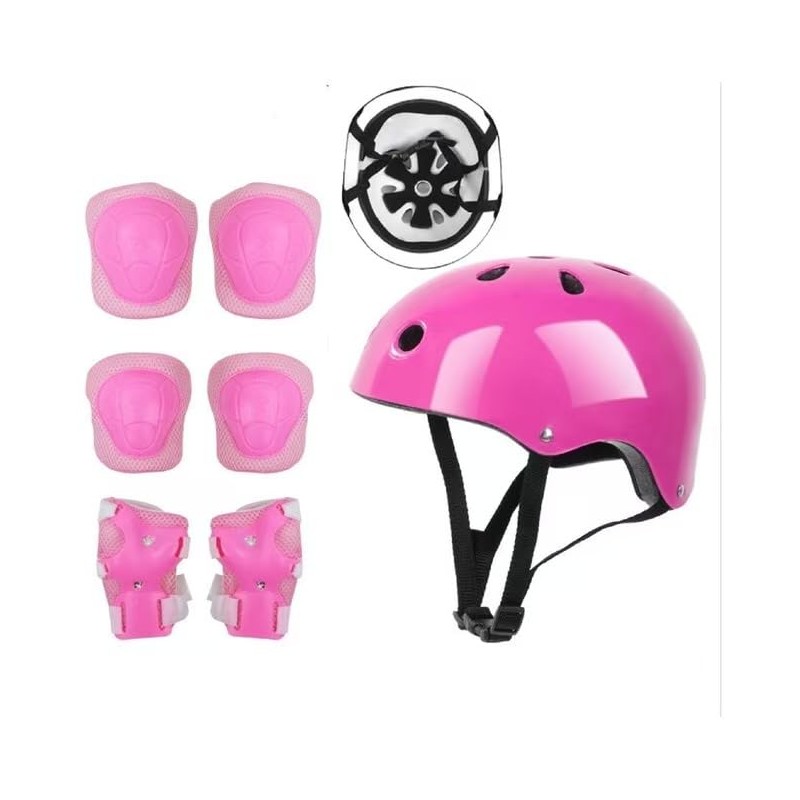 The 7-Piece Set Contains Knee Pads, Elbows and Wrist Guards,