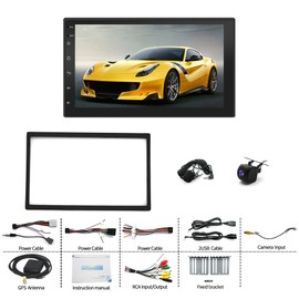 Car Stereo Radio for 2001-2003 Infiniti QX4 Carplay/Android Auto, 7 Inch IPS Touch Screen Android 13 Car Radio with GPS Navigation Bluetooth WiFi Mirror Link Backup Camera, 2G RAM 32G ROM