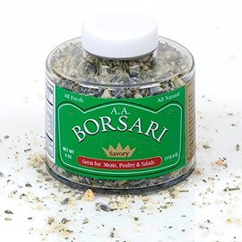 Borsari Seasoned Salt Combo - Multi-Use All Purpose Savory and Original Seasonings - Gourmet Sea Salt Blends With Herbs and Spices - Gluten Free - Set of 2, 4 oz Shaker Bottles