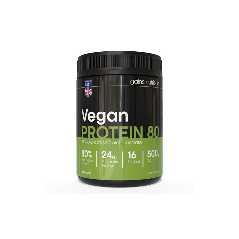 GN Vegan Protein 80 Protein (500g, Unflavoured)
