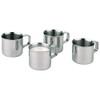 4 milk/cream jugs each Ø 3,6 cm, height 3,5 cm