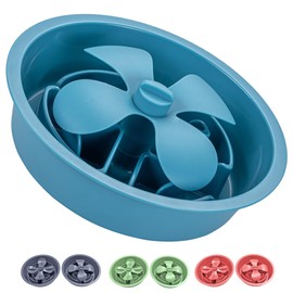 AVERYDAY 2 Cups Large Slow Feeder Dog Bowls with Dog Slow Feeder Insert, Non-Slip Dog Bowl Maze Helps Slow Down Eating, Food Puzzle Bowl Fits Elevated Feeder, Dog Bowl Slow Feeder Medium-Large Breed