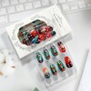 Medium Press on Nails Ballet Shaped Fake Nails with Cute