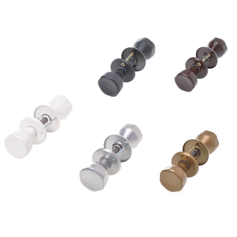 Aqbau® Door Knob, Rotatable on Round Rosette Knob Knob Door