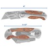 Sheffield 12525 Premium Lock Back Utility Knife 2 Pack, Box