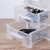 Toyvian Plastic Storage Drawers,5-Drawer Plastic Storage Bins with Clear Drawers,Storage