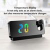 Digital Alarm Clock Temperature Display Calendar Snooze Mute Voice Activated