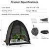 Porayhut Pop up Sunshade Cloth Pack of 3,Easy Open Crop