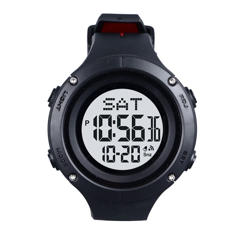 Digital Sports Watch Alarm Stopwatch Timing Waterproof Electronic Wrist Watch