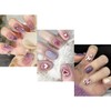 NIUANIUA Nail Tip, Short, False Nails, Cute, Round Tip, Fashion,