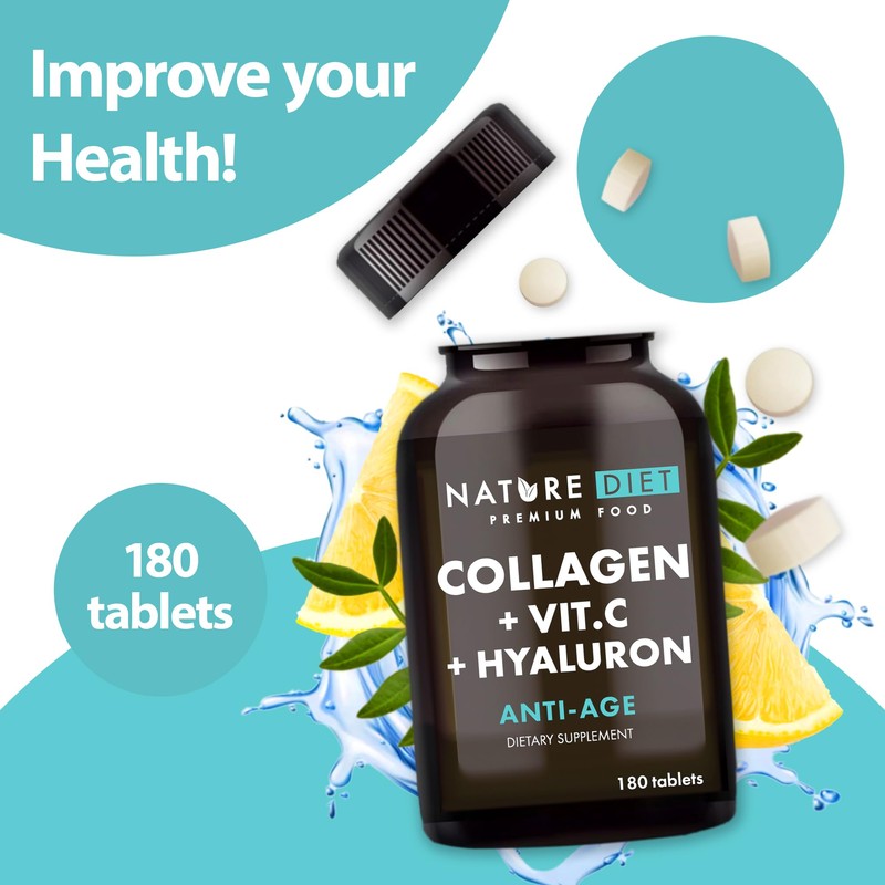 Nature Diet - Collagen with Hyaluronic Acid and Vitamin C,