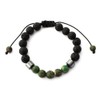 Plantlife Green Agate Adjustable Bracelet - Beautiful, One-of-a-kind jewelry made