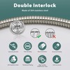 Vzasei 59 Inches 304 Stainless Steel Brushed Nickel Shower Hose
