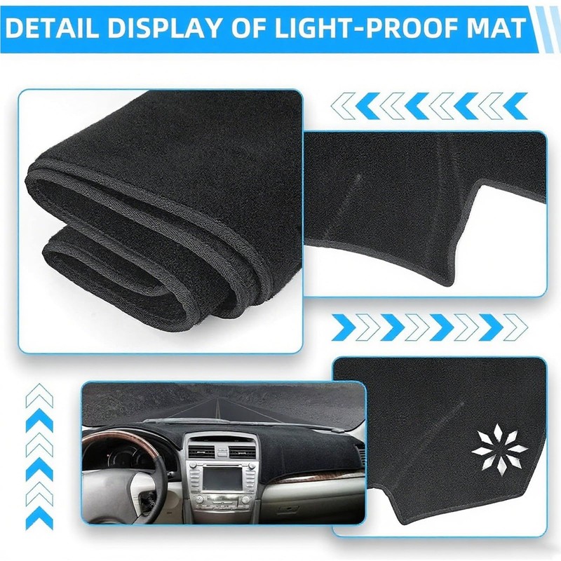 YOKKIP Dash Cover Replacement for Toyota Camry Accessories 2007 2008