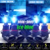 AQJ 9005 9006 LED Headlights Kit Combo Bulbs 8500K High