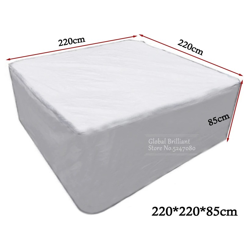 210D Oxford Square Hot Tub Cover, 78.7 x 78.7 x