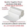 Trash Bags Clear, 40-45 Gallon 40" x 48" - (250