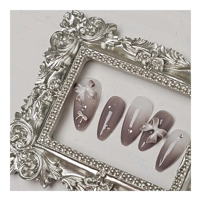 Grace [Handmade Nail Tips] Emily Nail - Short Coffin /