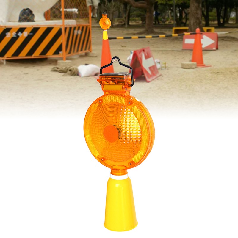 Solar LED Barricade Light Energy Saving LED Warning Safety Light
