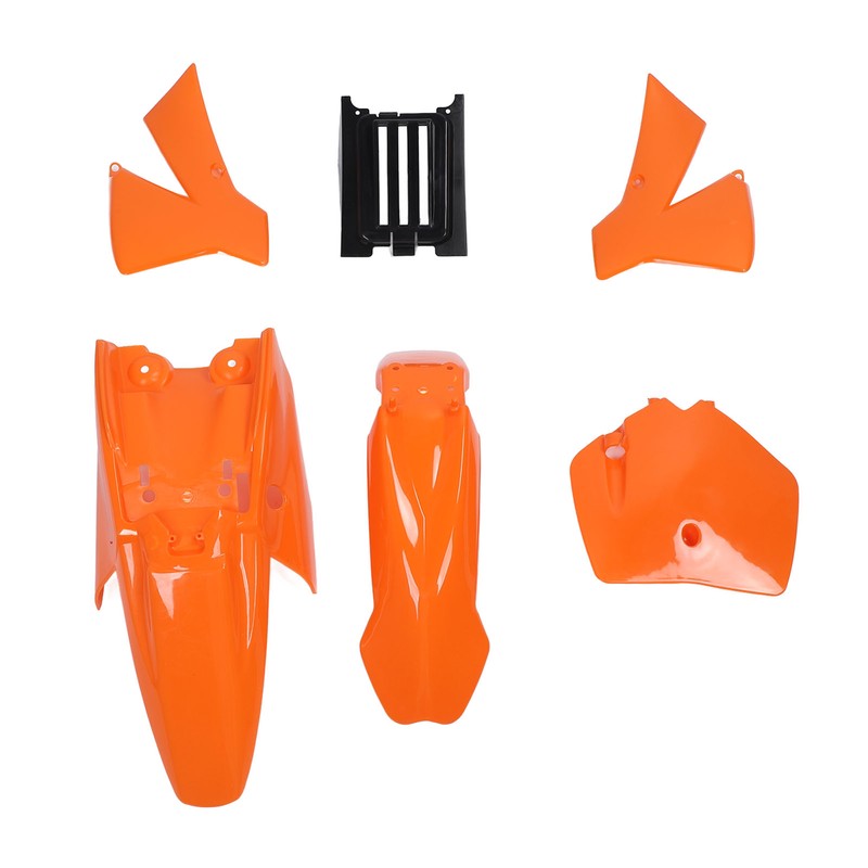 Motorcycle Fairing Cover Kit Orange Front Wheel Mudguard Splash Guard