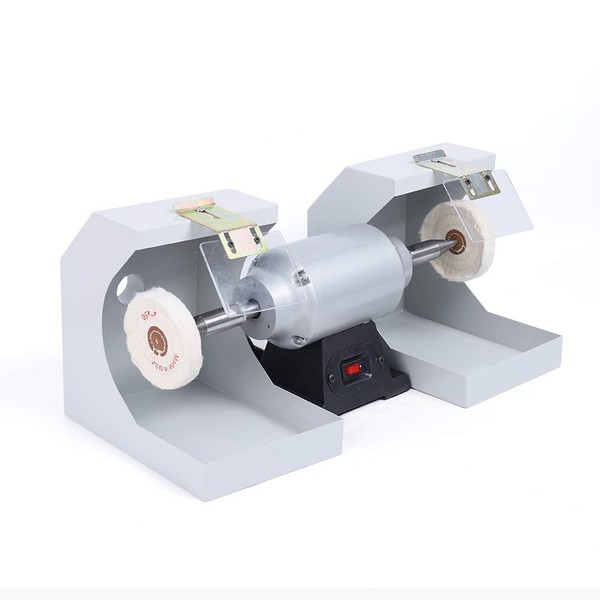 RustyVioum 110V Dental Polishing Polish Lathe Machine, 550W Dental Laboratory