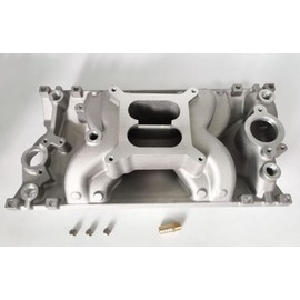 Aluminum Stain SBC Small Block Chevy Vortec Air Gap Intake Manifold 350 1996-up 1500-6500 RPM DM-3502H 0