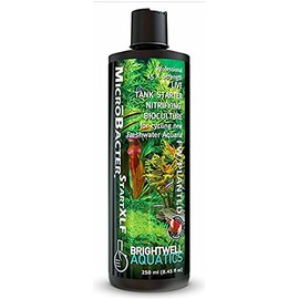 Brightwell Aquatics MicroBacterStart XLF - 15X Concentrated Live Tank Starter for Cycling New Freshwater Aquarium and Establishing Nitrifying Bacteria
